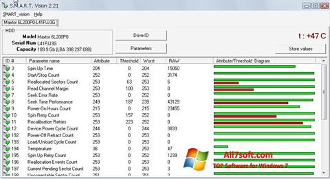 Screenshot S.M.A.R.T. Vision for Windows 7