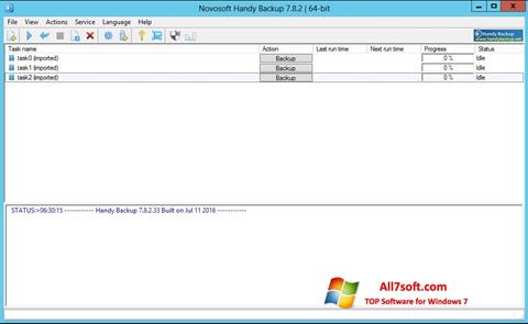 Screenshot Handy Backup for Windows 7