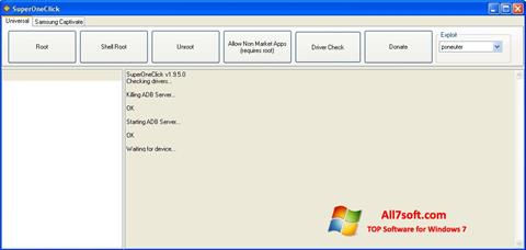 Screenshot SuperOneClick for Windows 7