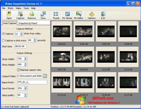 Screenshot SnapShot for Windows 7