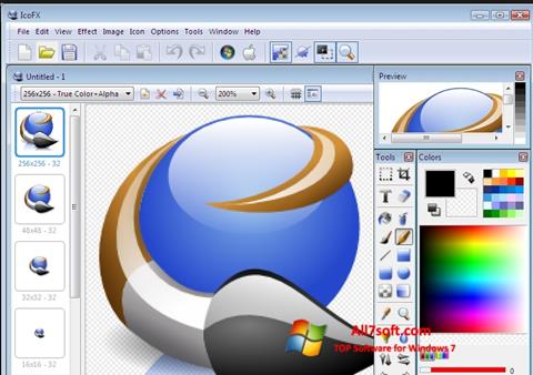 Screenshot IcoFX for Windows 7