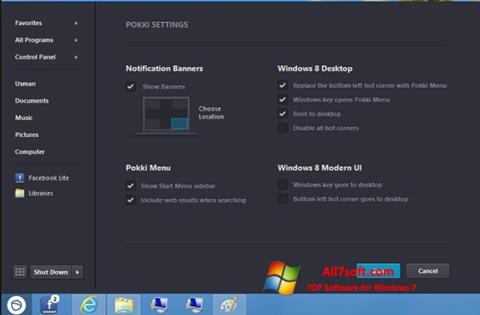 Screenshot Pokki for Windows 7