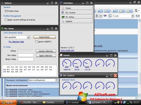Screenshot ClockGen for Windows 7