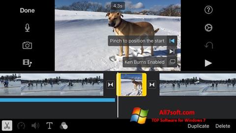 Screenshot iMovie for Windows 7