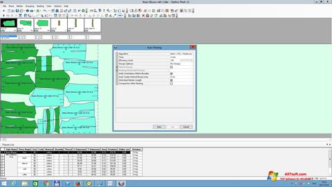 Screenshot OptiTex for Windows 7