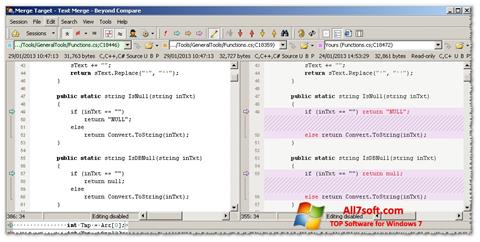 Screenshot Beyond Compare for Windows 7
