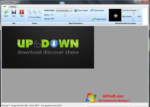 Screenshot SmartDeblur for Windows 7