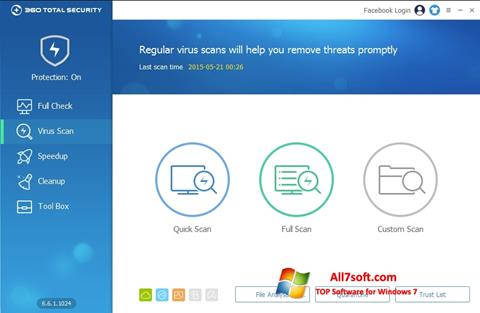 Screenshot 360 Total Security for Windows 7