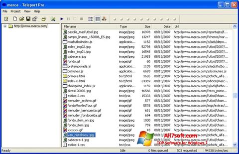 Screenshot Teleport Pro for Windows 7