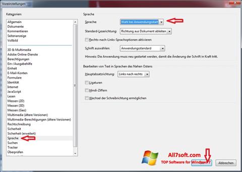 adobe reader x windows 7