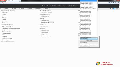 Screenshot Cyberfox for Windows 7