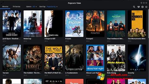 Screenshot Popcorn Time for Windows 7