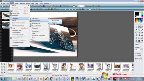 Screenshot PhotoFiltre Studio X for Windows 7
