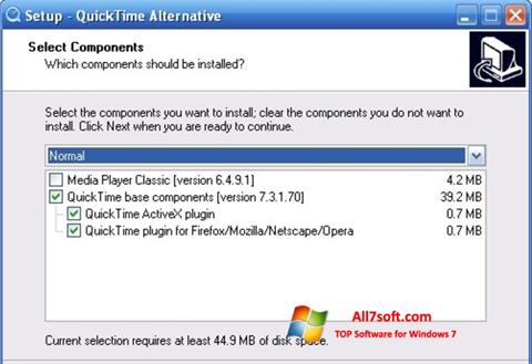 Screenshot QuickTime Alternative for Windows 7