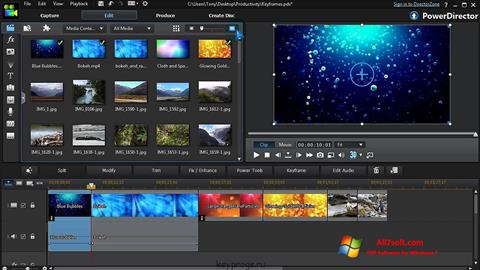 Screenshot CyberLink PowerDirector for Windows 7