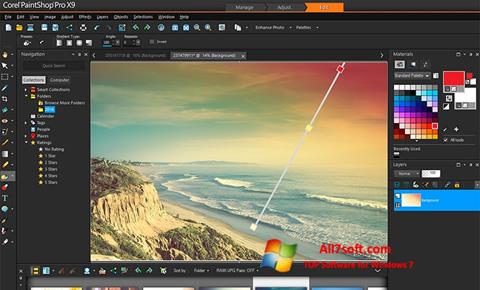 Screenshot PaintShop Pro for Windows 7