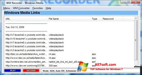 Screenshot WM Recorder for Windows 7