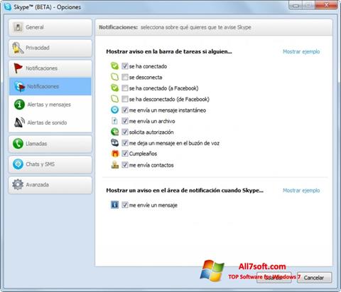 Screenshot Skype Beta for Windows 7