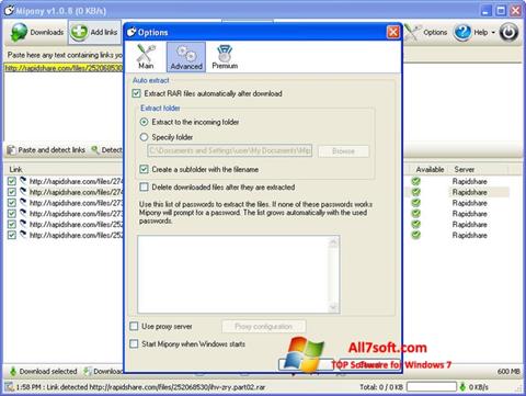 Screenshot Mipony for Windows 7