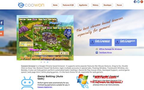Screenshot Coowon Browser for Windows 7