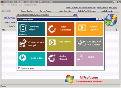 Screenshot aTube Catcher for Windows 7