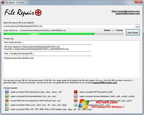 Screenshot File Repair for Windows 7