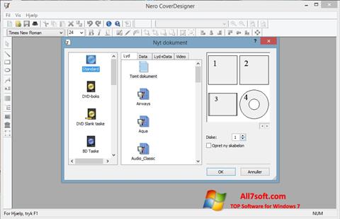 Screenshot Nero Cover Designer for Windows 7