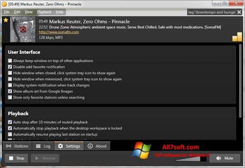 Screenshot Screamer Radio for Windows 7