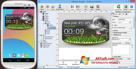 Screenshot XWidget for Windows 7