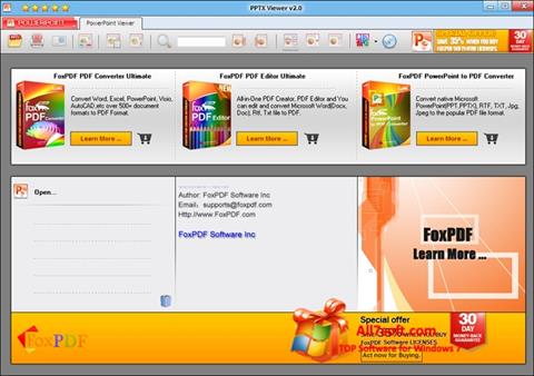 Screenshot PPTX Viewer for Windows 7