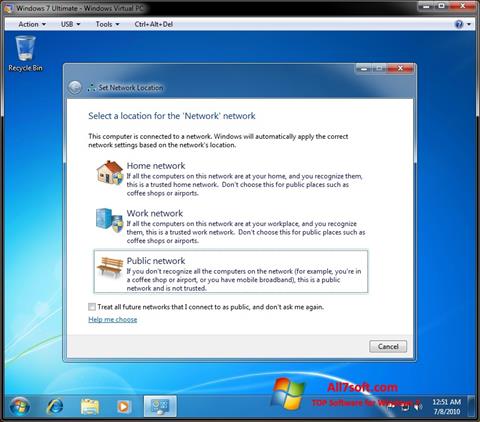 virtual pc windows 7