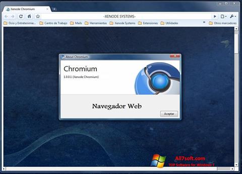 Screenshot Chromium for Windows 7