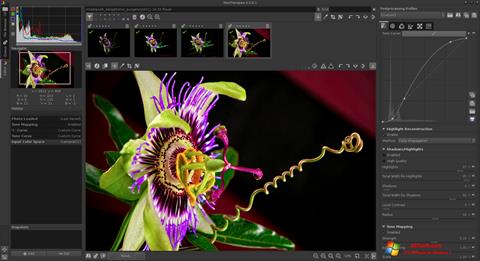 Screenshot RawTherapee for Windows 7