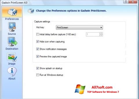 Screenshot Gadwin PrintScreen for Windows 7