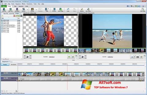 Screenshot VideoPad Video Editor for Windows 7