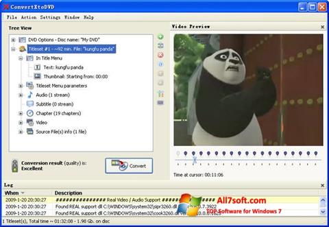 Screenshot ConvertXToDVD for Windows 7