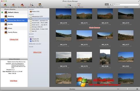 Screenshot iPhoto for Windows 7