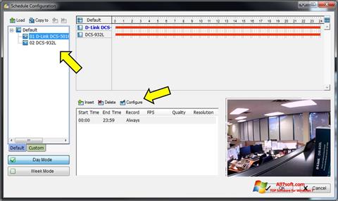 Screenshot D-ViewCam for Windows 7