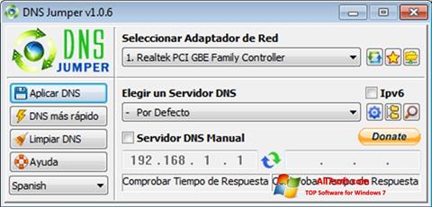 Screenshot DNS Jumper for Windows 7