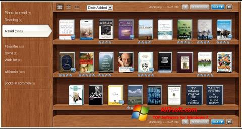 Screenshot Bookshelf for Windows 7