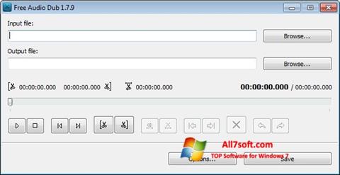 Screenshot Free Audio Dub for Windows 7