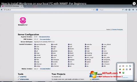 Screenshot WampServer for Windows 7
