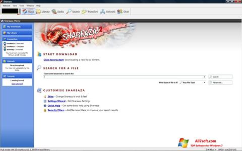 Screenshot Shareaza for Windows 7