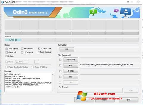 Screenshot Odin for Windows 7
