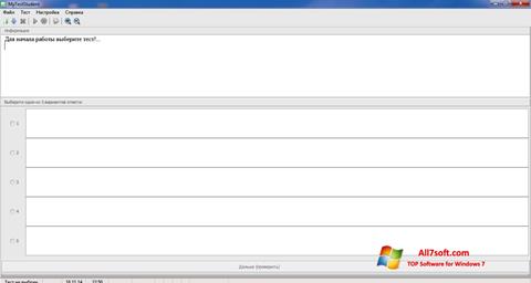 Screenshot MyTestStudent for Windows 7