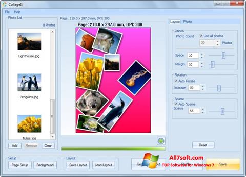 Screenshot CollageIt for Windows 7