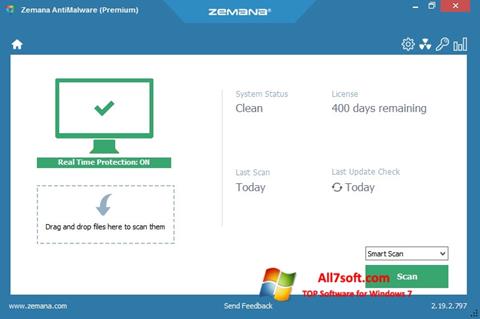 Screenshot Zemana AntiMalware for Windows 7