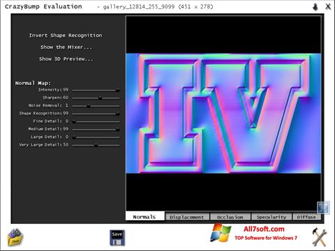 Screenshot CrazyBump for Windows 7