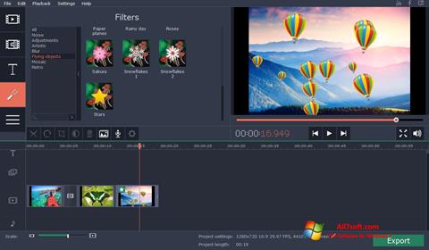 Screenshot Movavi Video Suite for Windows 7