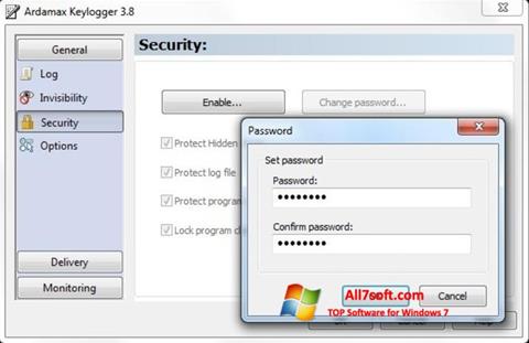 Screenshot Ardamax Keylogger for Windows 7